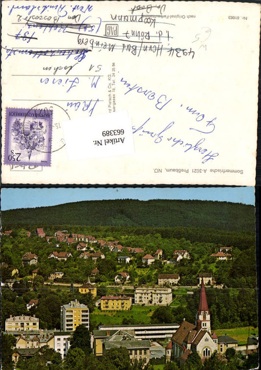 663389,Preßbaum Ansicht Pressbaum