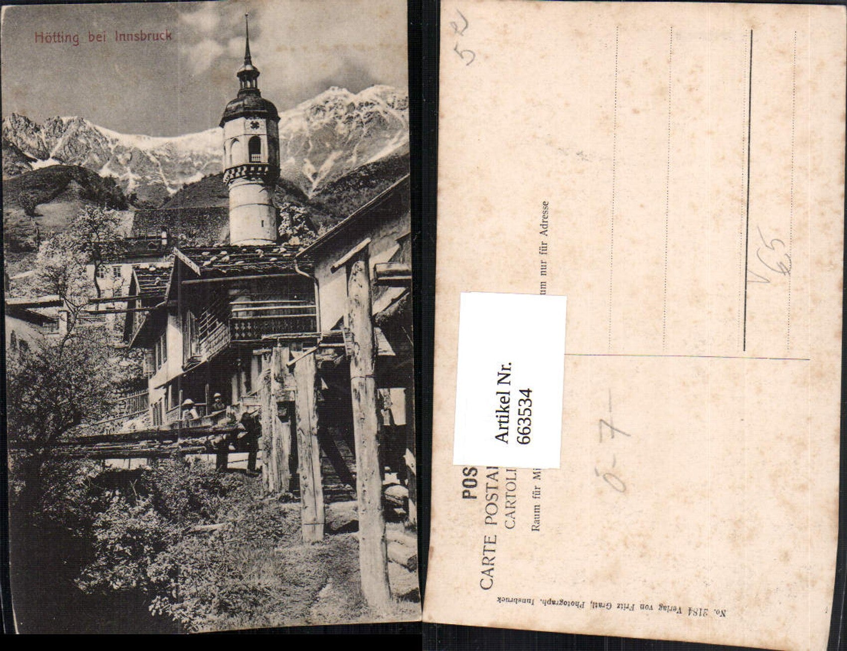 Alte Ansichtskarte – Old Postcard