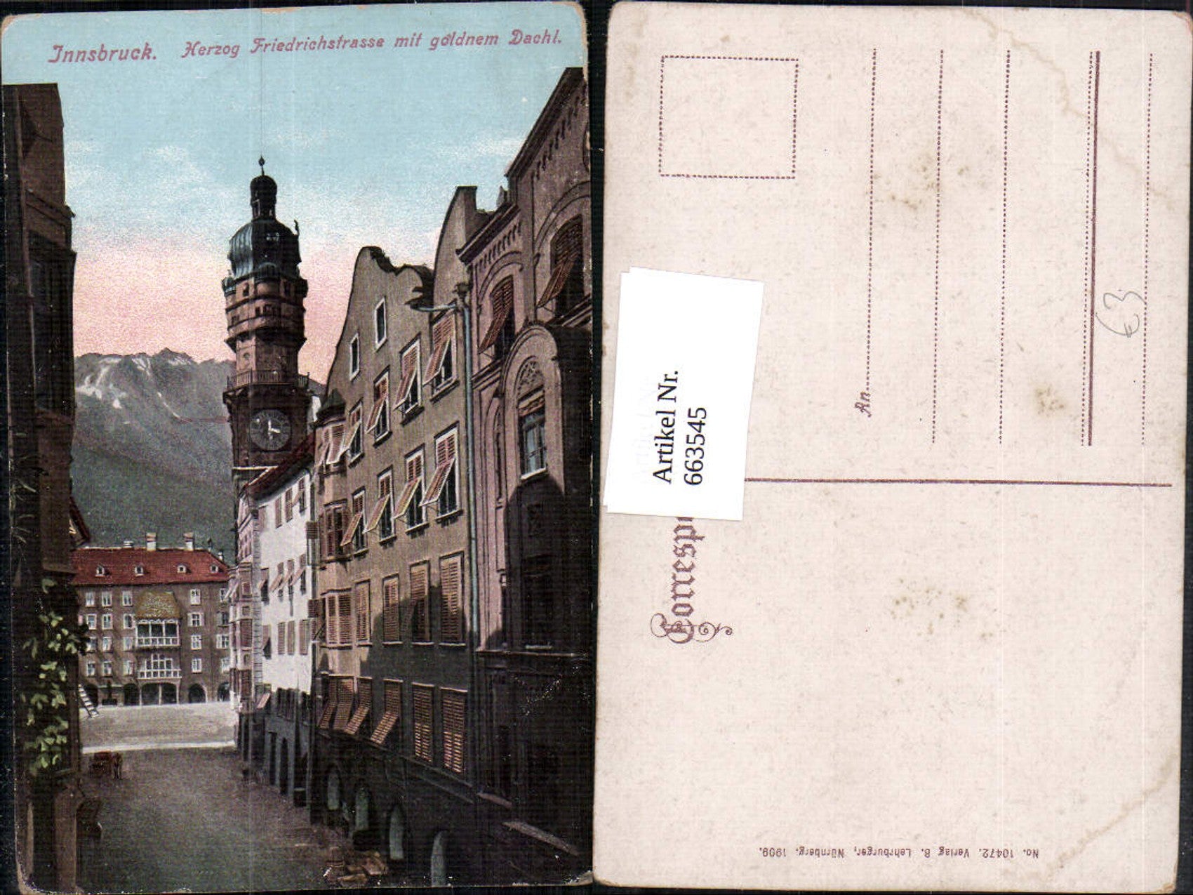 Alte Ansichtskarte – Old Postcard