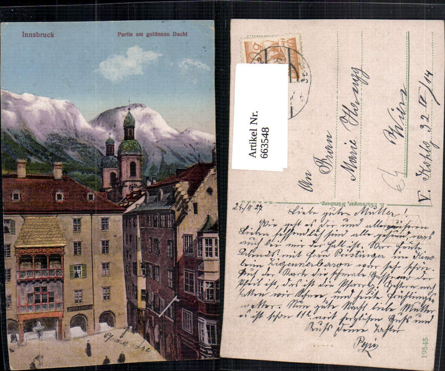 Alte Ansichtskarte – Old Postcard