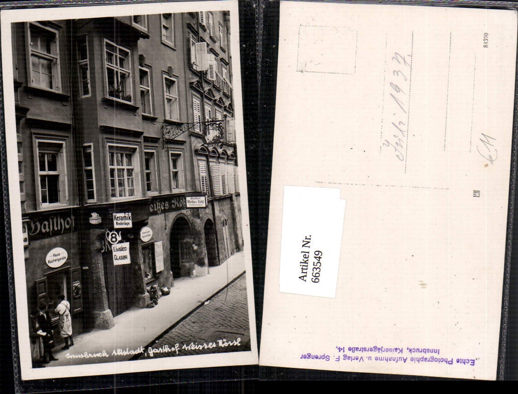 Alte Ansichtskarte – Old Postcard