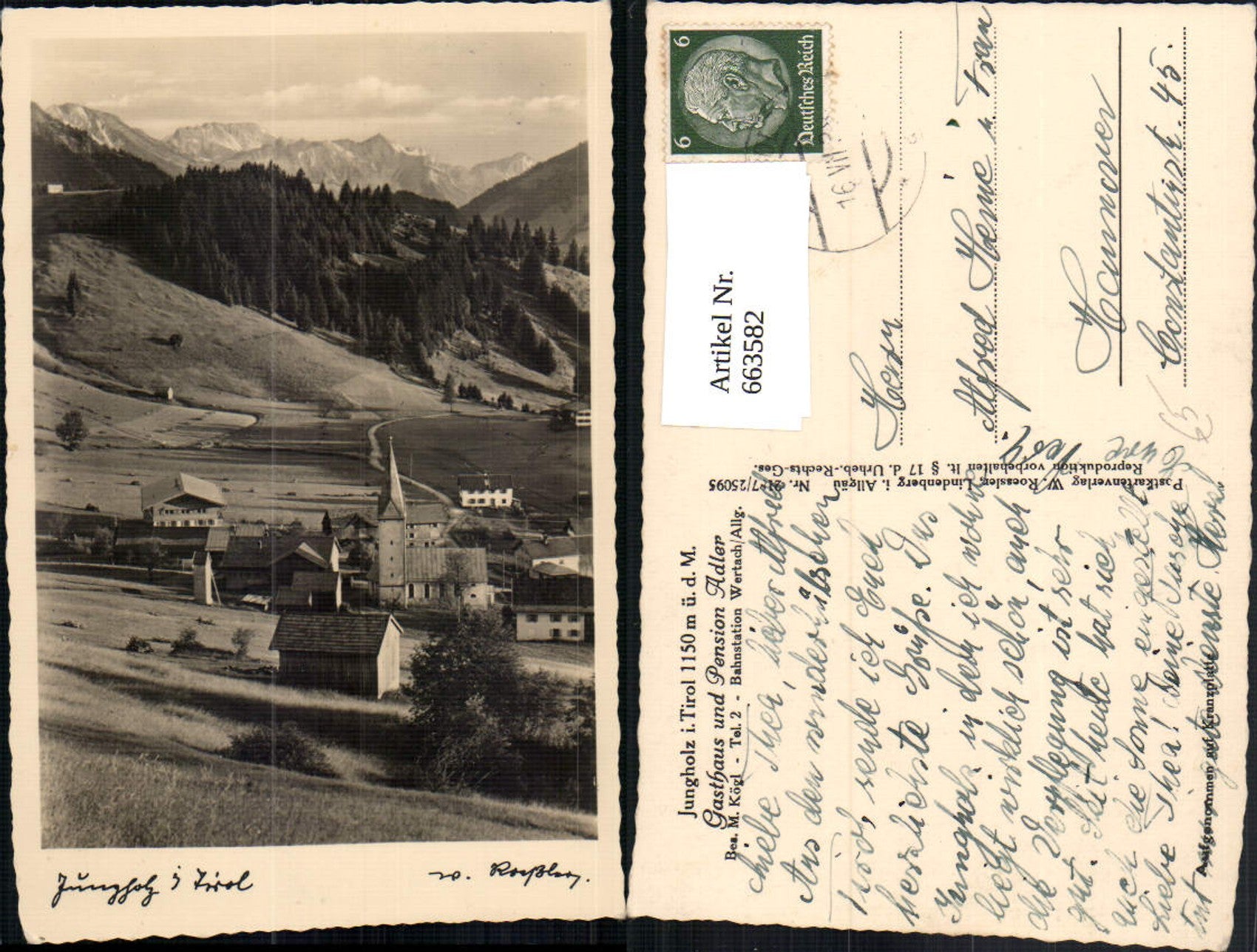Alte Ansichtskarte – Old Postcard