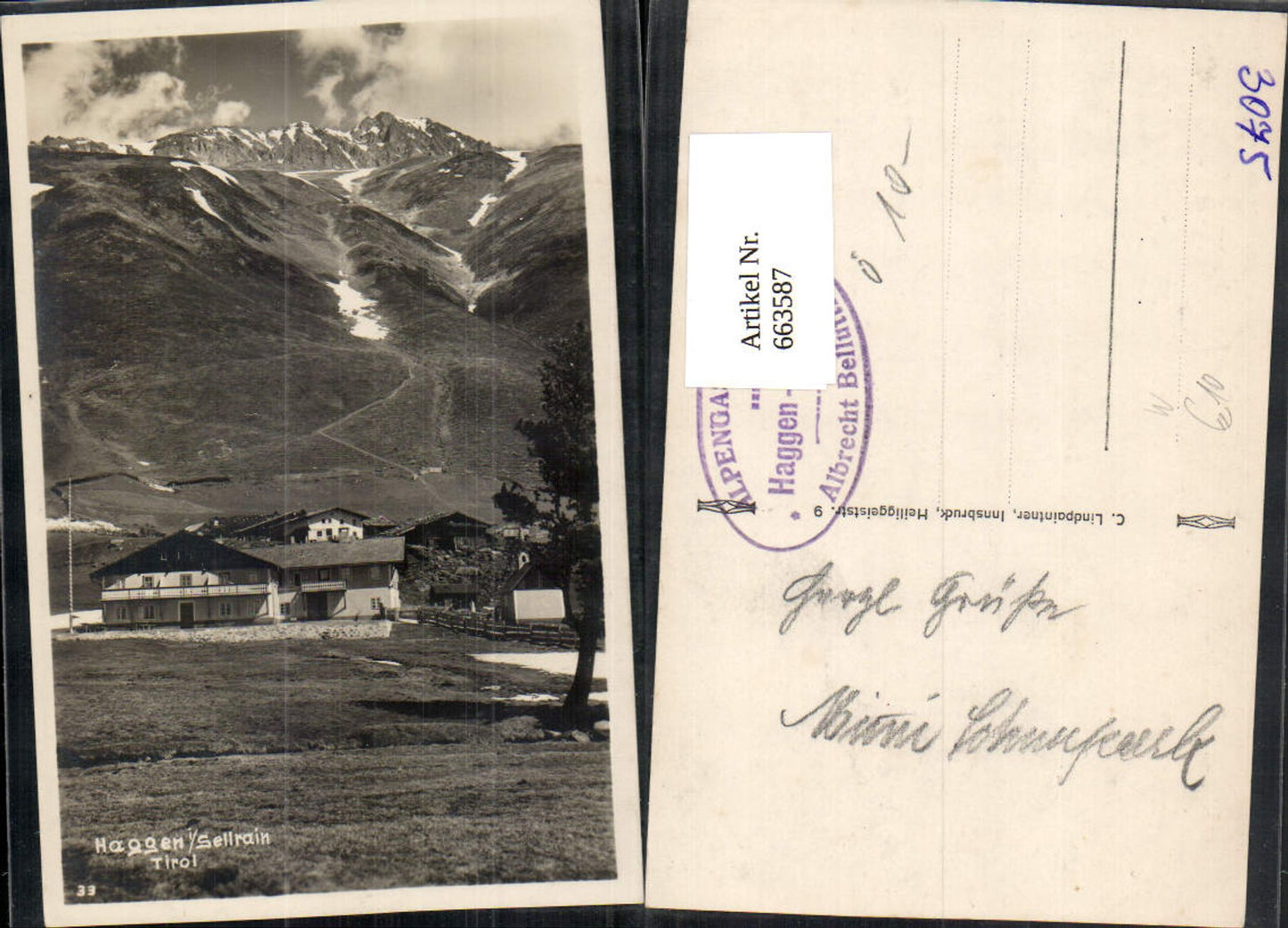 Alte Ansichtskarte – Old Postcard