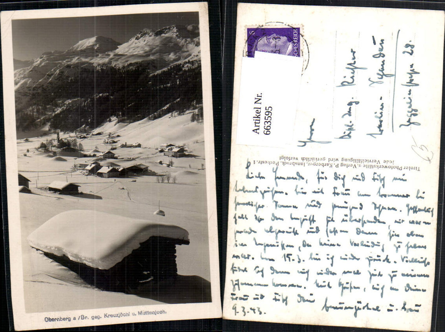 Alte Ansichtskarte – Old Postcard