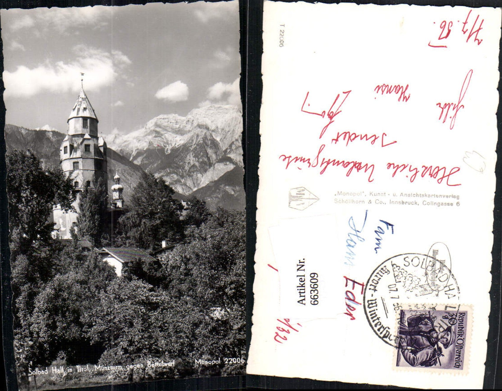 Alte Ansichtskarte – Old Postcard
