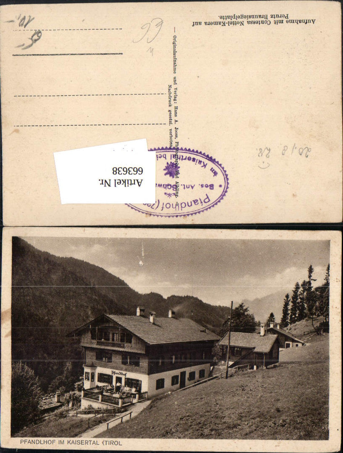 Alte Ansichtskarte – Old Postcard