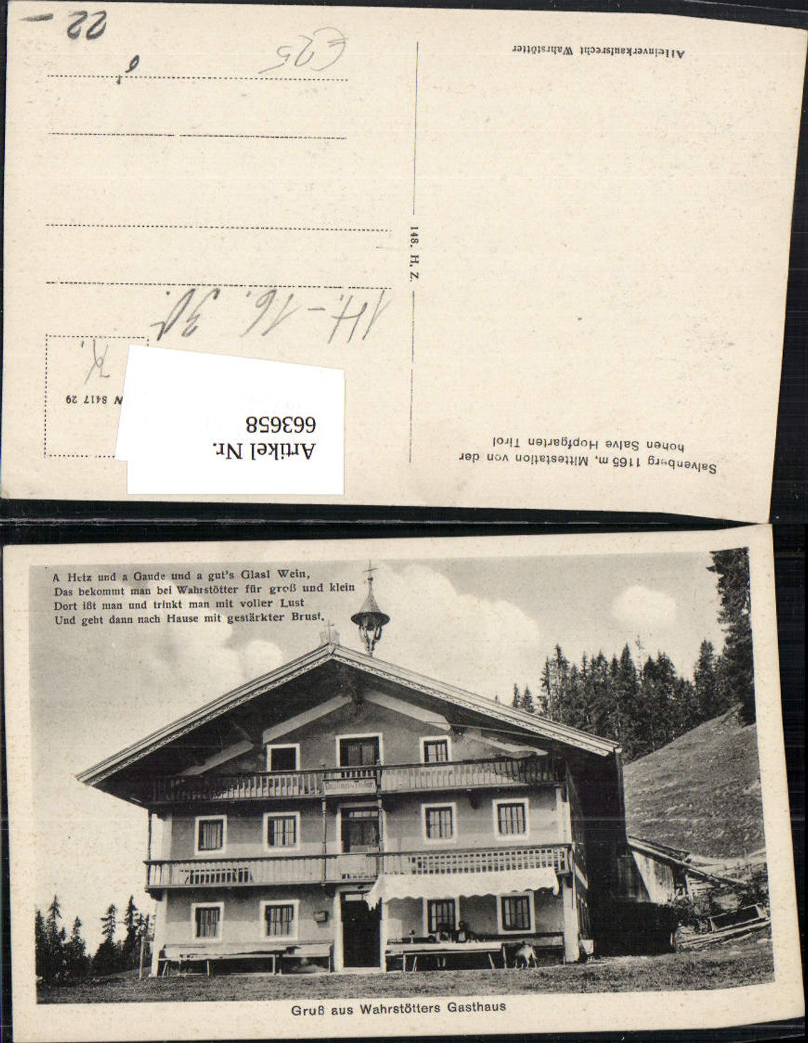 Alte Ansichtskarte – Old Postcard