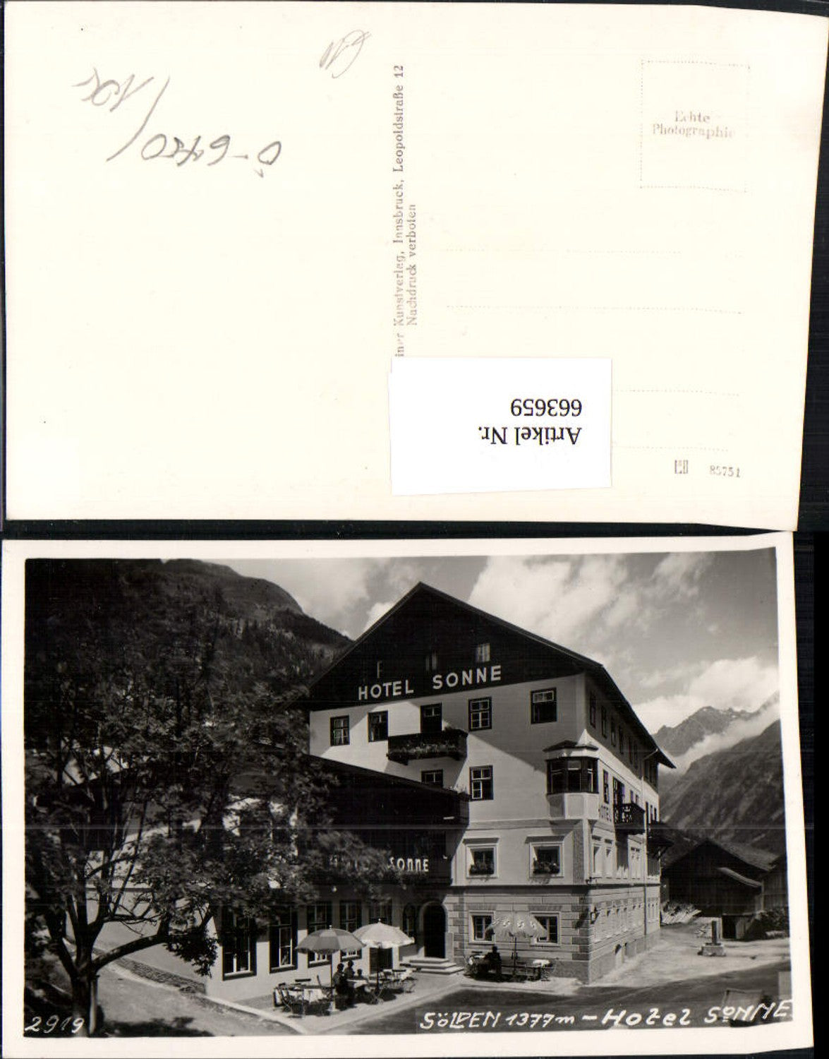 Alte Ansichtskarte – Old Postcard