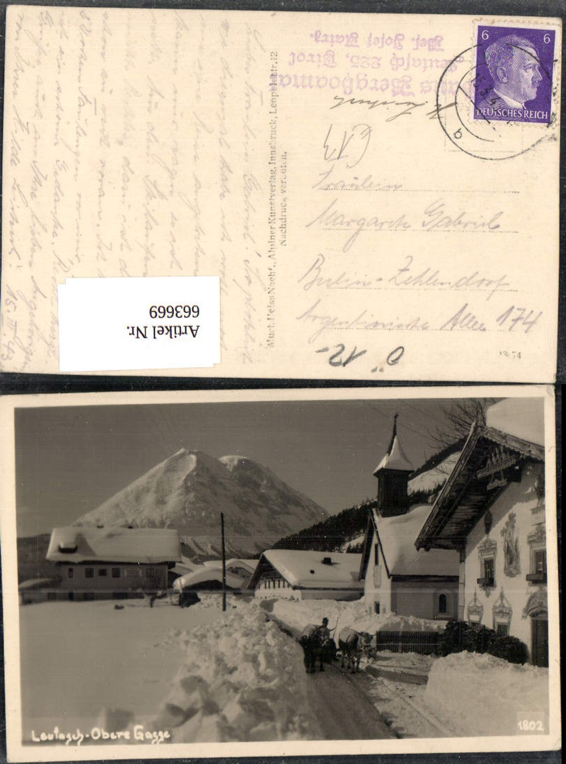 Alte Ansichtskarte – Old Postcard