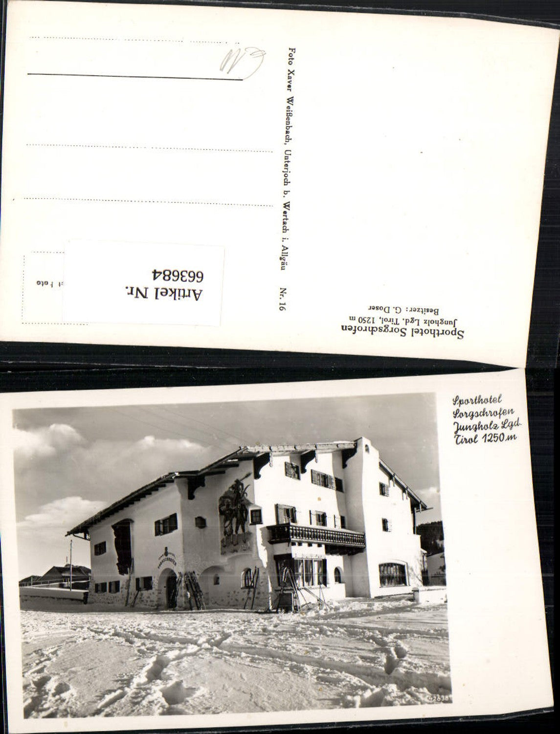 Alte Ansichtskarte – Old Postcard