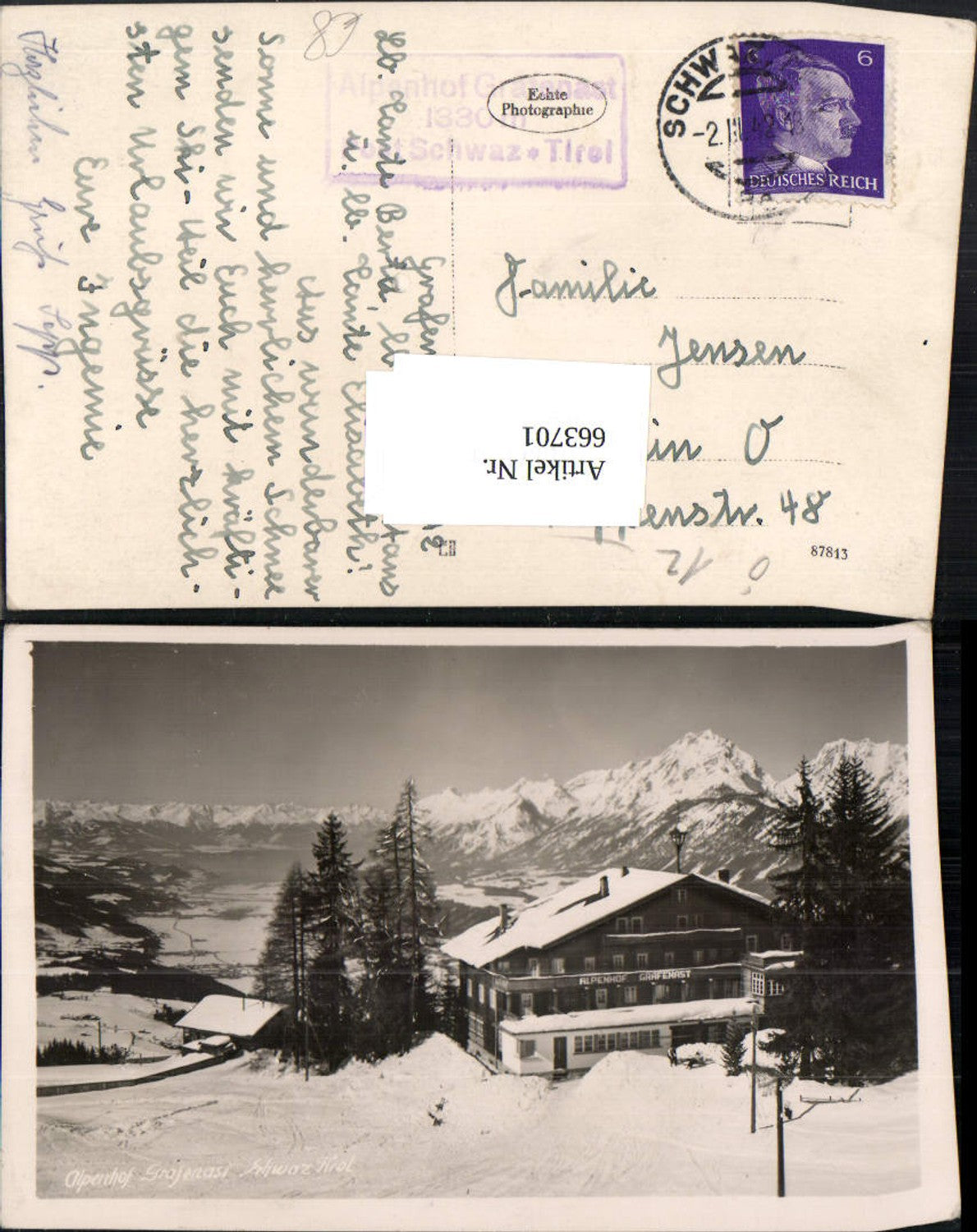 Alte Ansichtskarte – Old Postcard