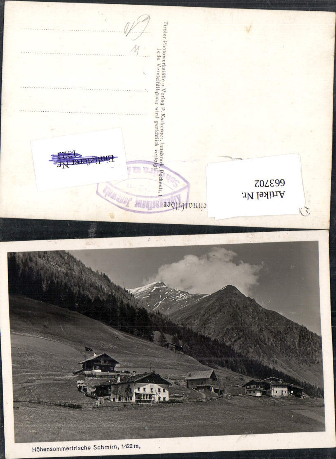 Alte Ansichtskarte – Old Postcard