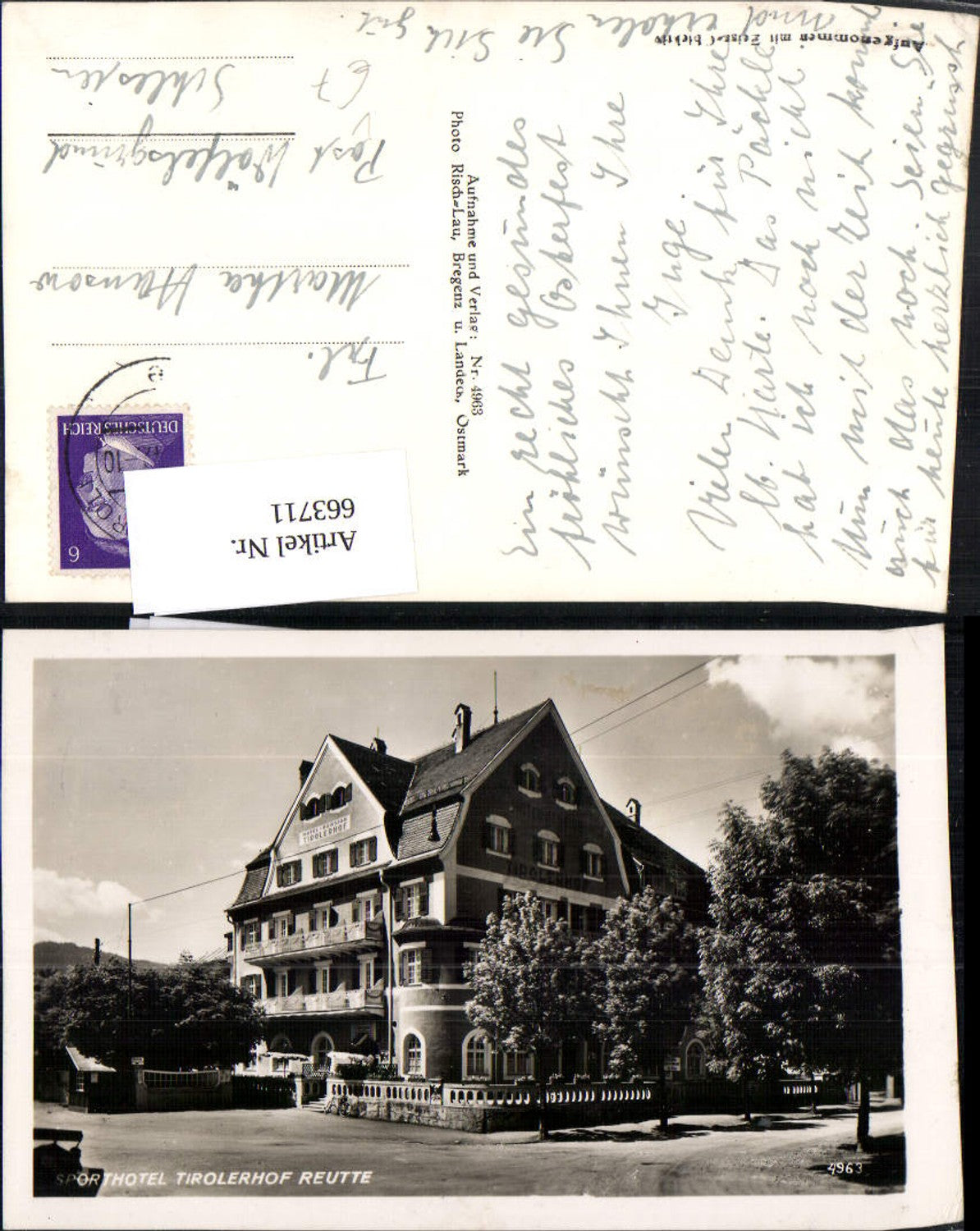 Alte Ansichtskarte – Old Postcard