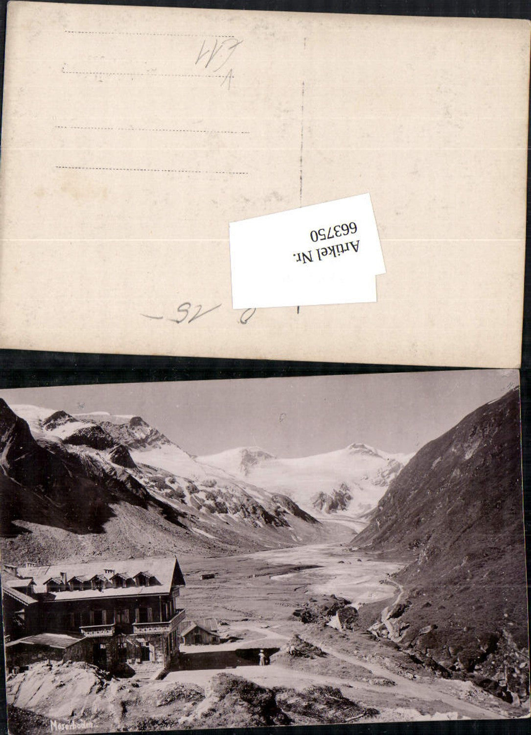 663750,Foto-AK Moserboden Kaprun um 1900 pub Leopold Haidinger