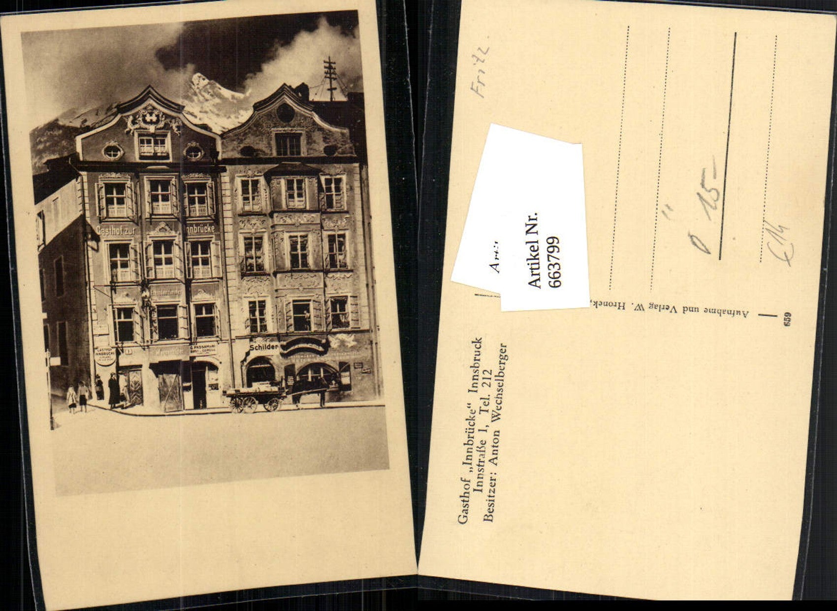 Alte Ansichtskarte – Old Postcard