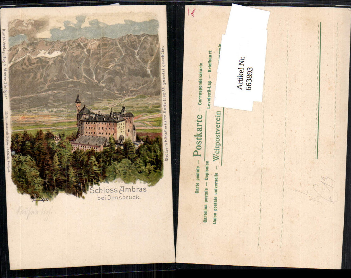 Alte Ansichtskarte – Old Postcard