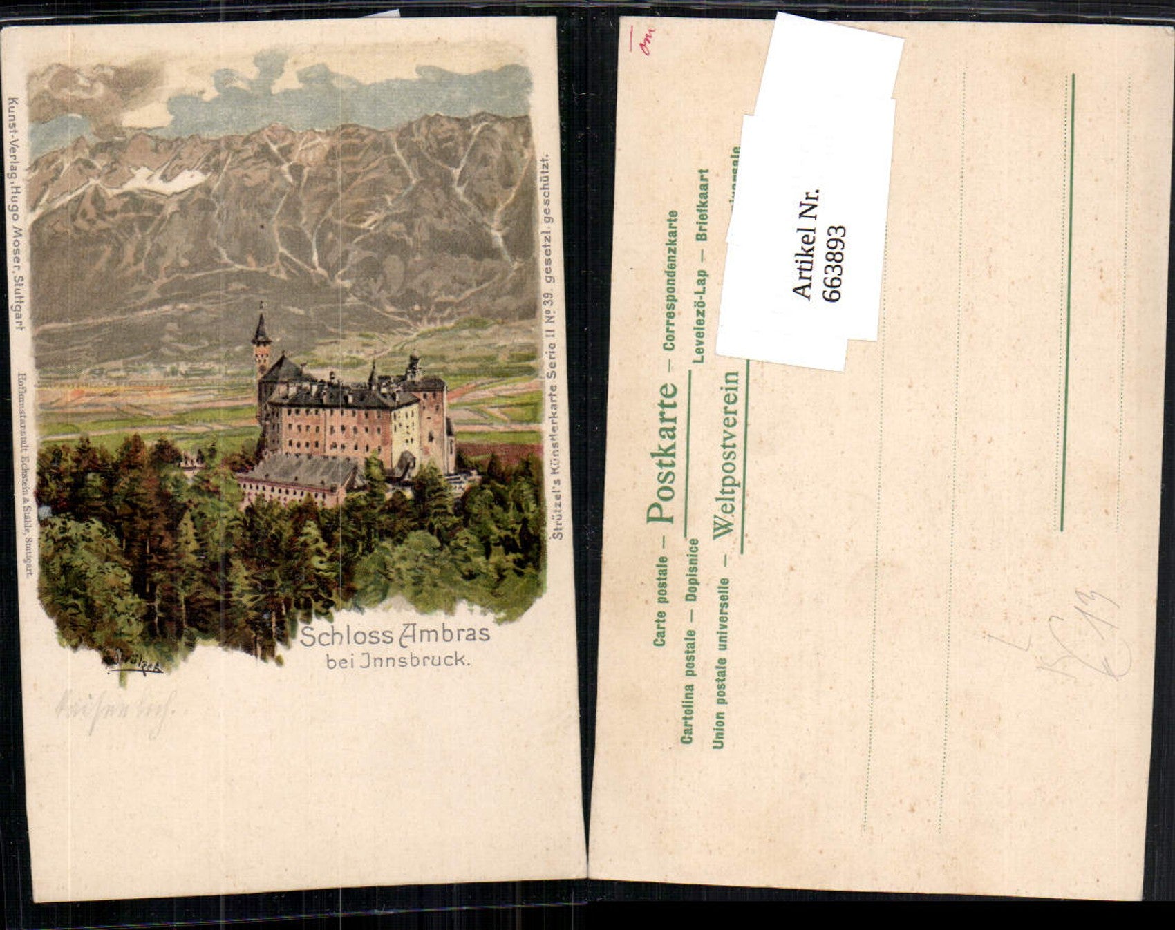 Alte Ansichtskarte – Old Postcard