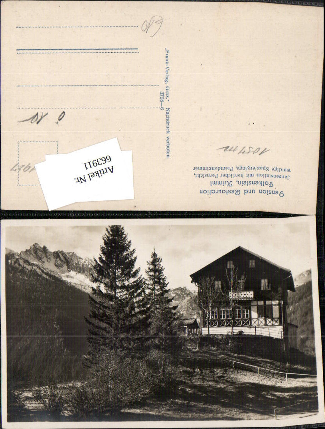 663911,Krimml Pension Restauration Falkenstein