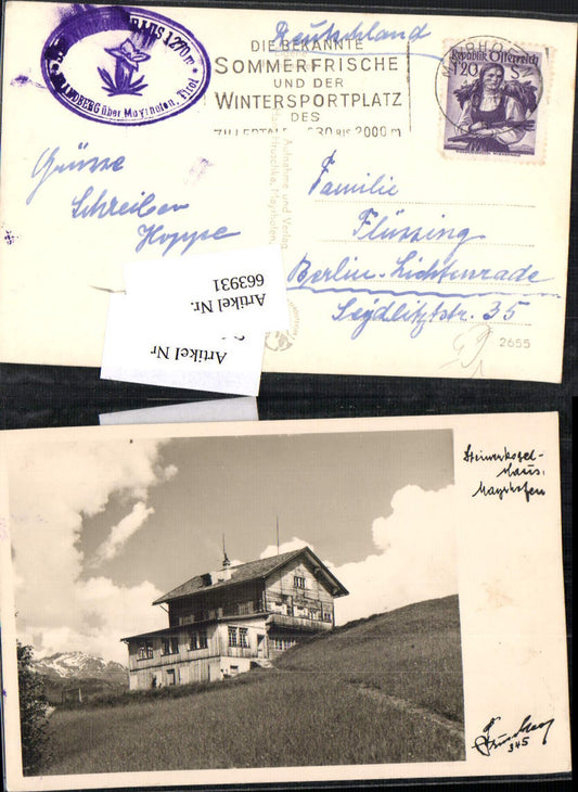 Alte Ansichtskarte – Old Postcard
