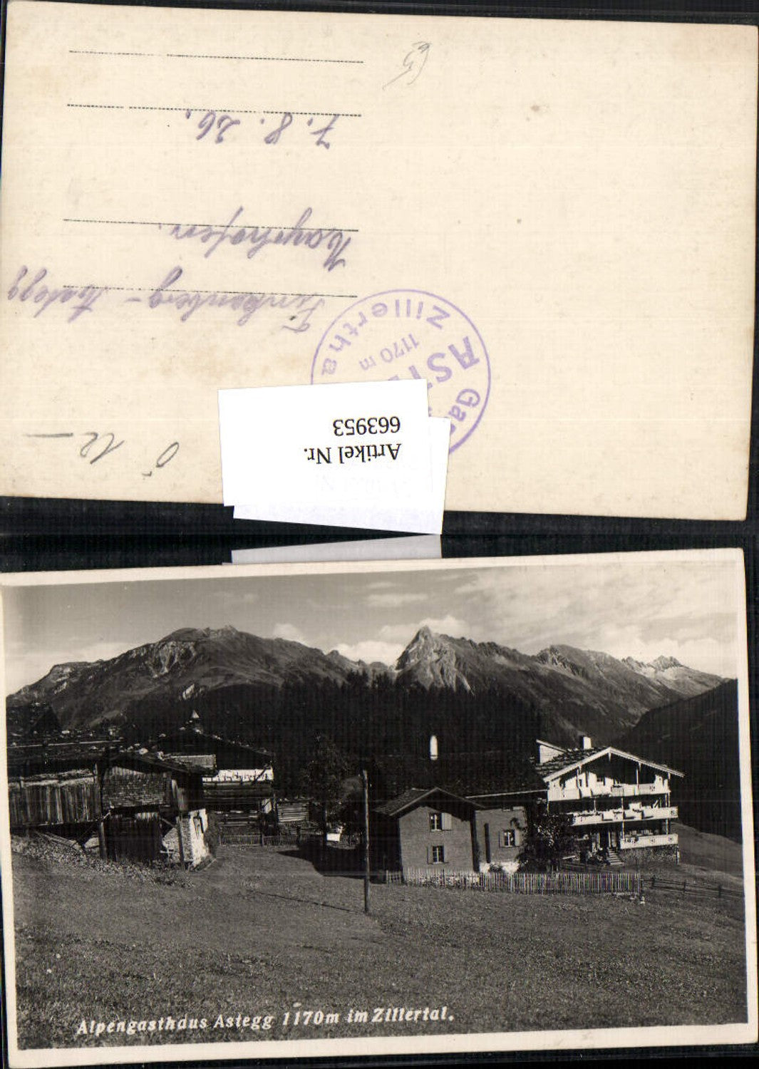 Alte Ansichtskarte – Old Postcard