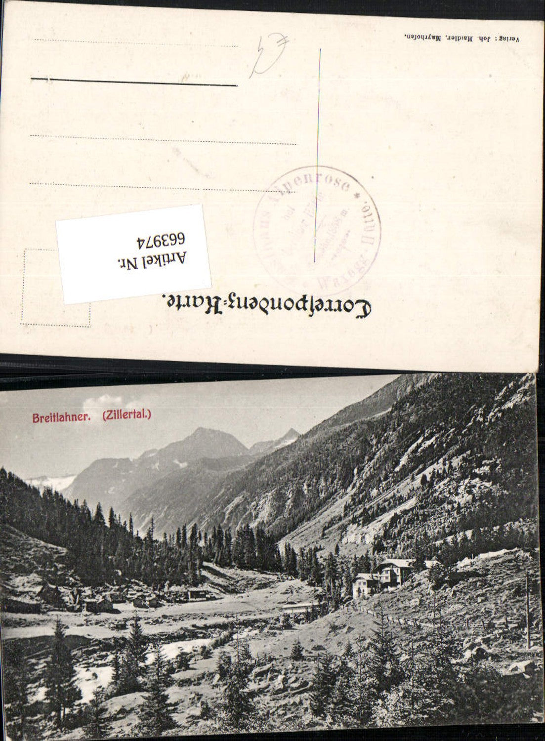 Alte Ansichtskarte – Old Postcard