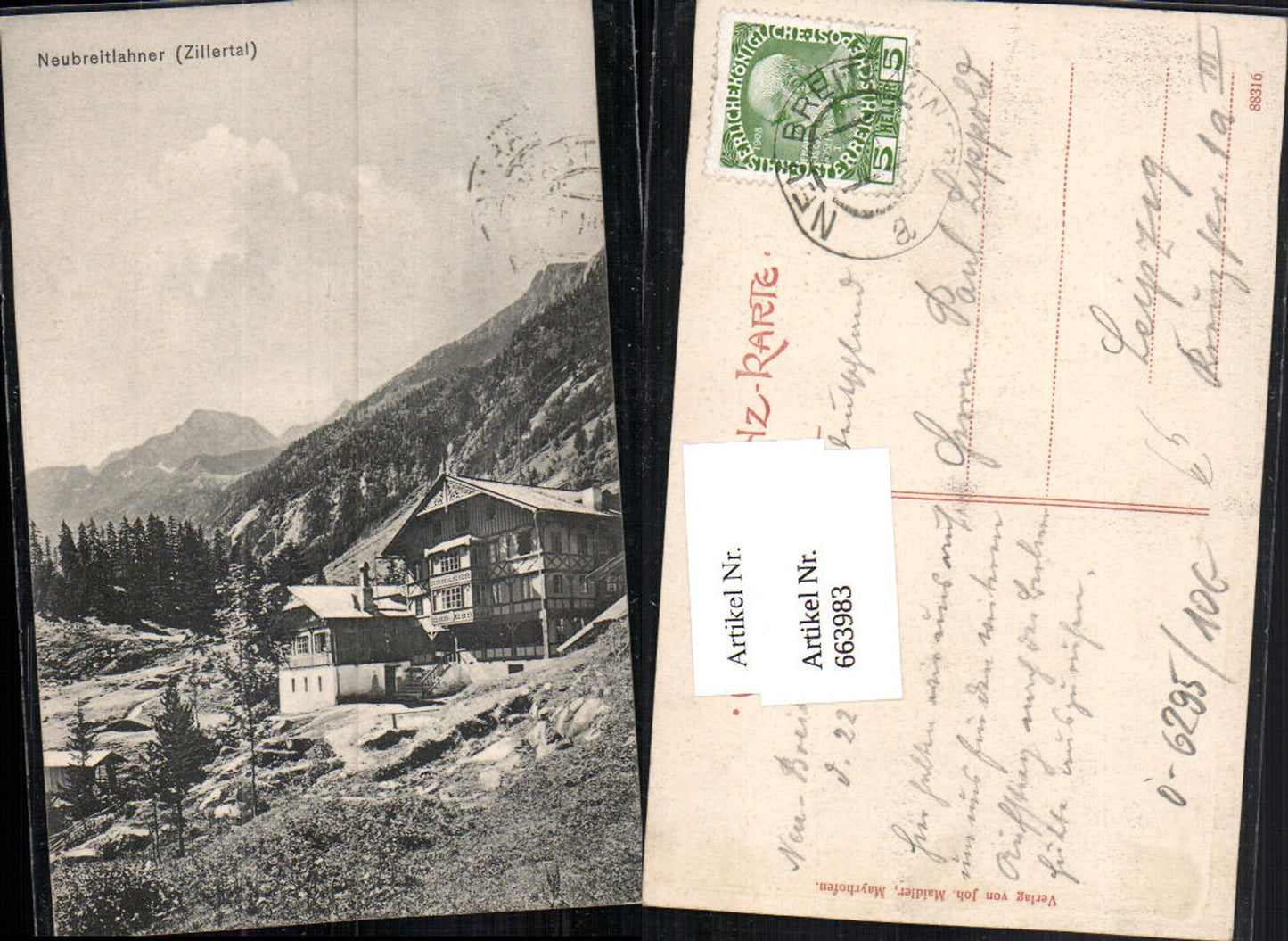 Alte Ansichtskarte – Old Postcard