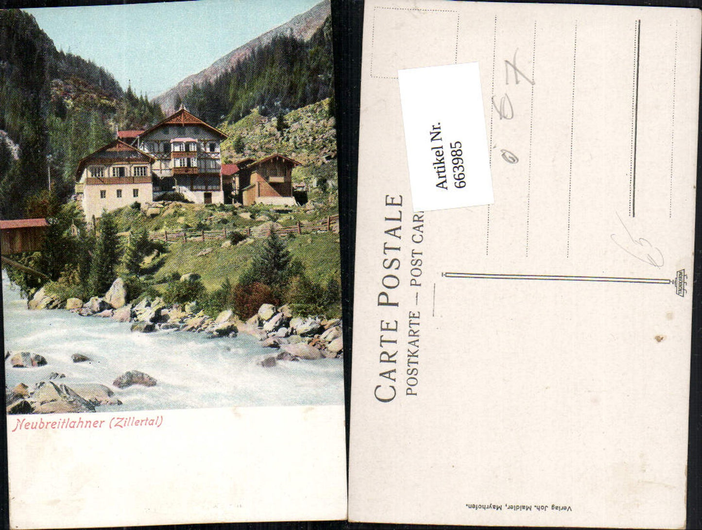 Alte Ansichtskarte – Old Postcard