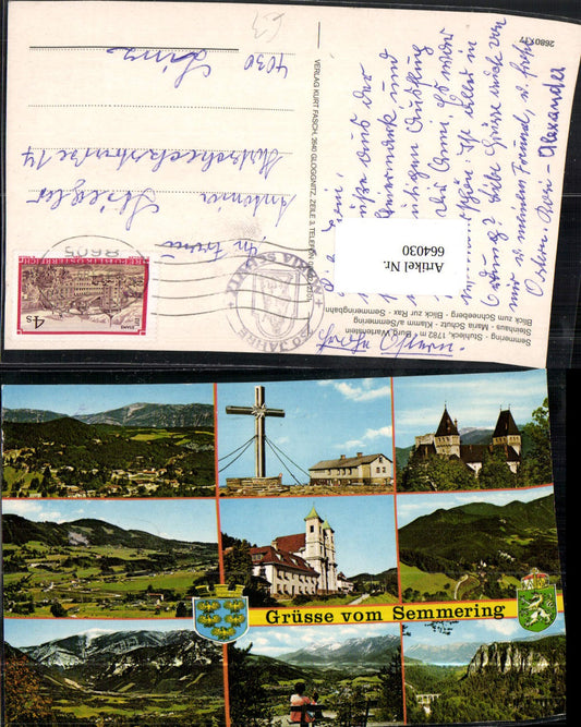 664030,Mehrbild Ak Semmering Stuhleck Burg Wartenstein Maria Schutz Steinhaus