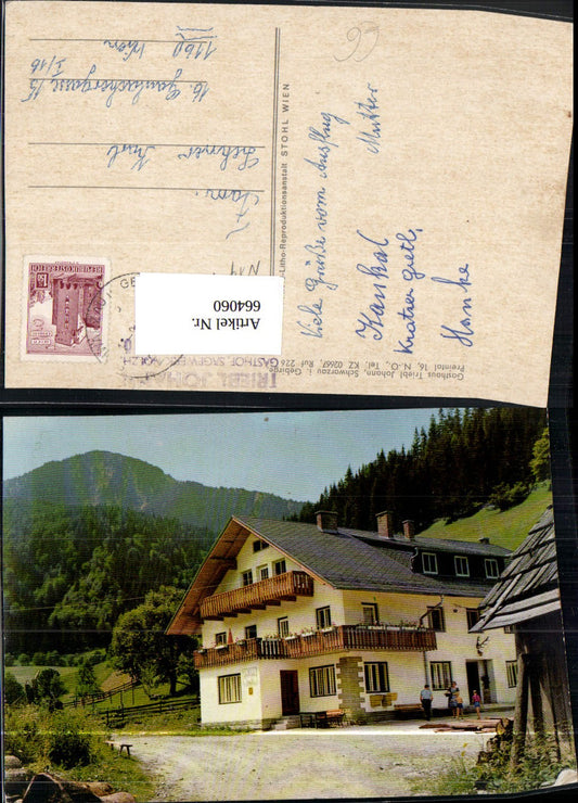 664060,Schwarzau i. Gebirge Gasthaus Triebl