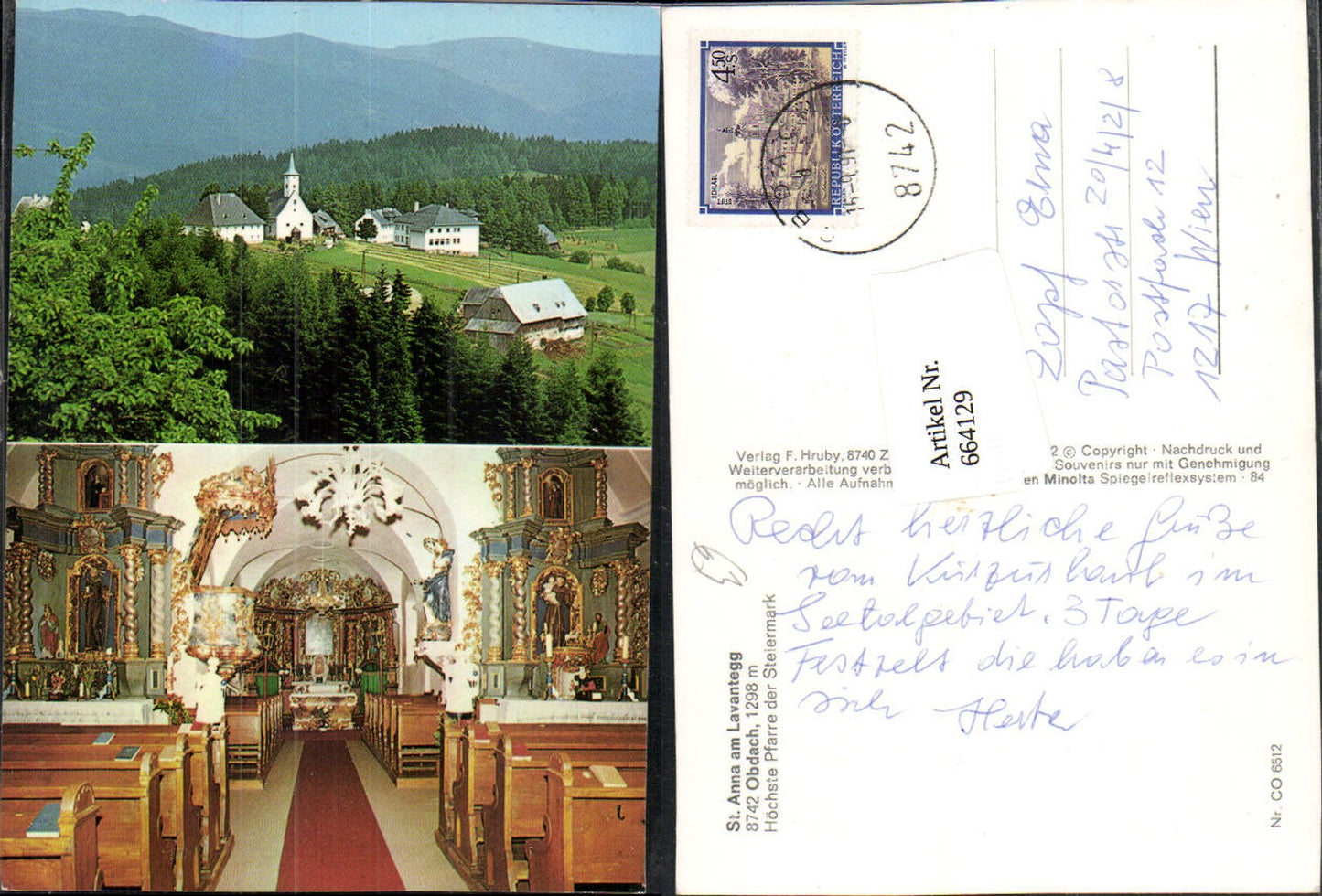 Alte Ansichtskarte – Old Postcard