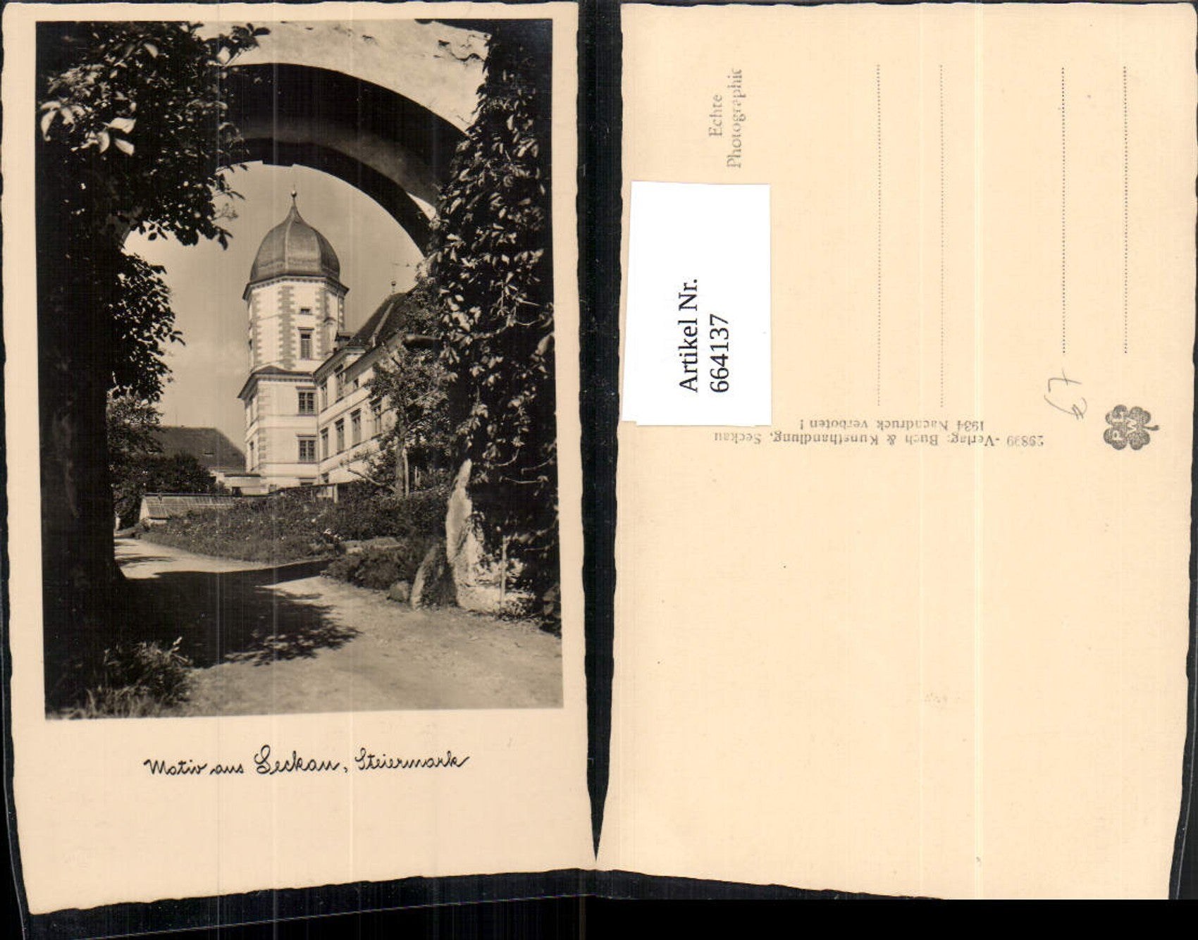 Alte Ansichtskarte – Old Postcard