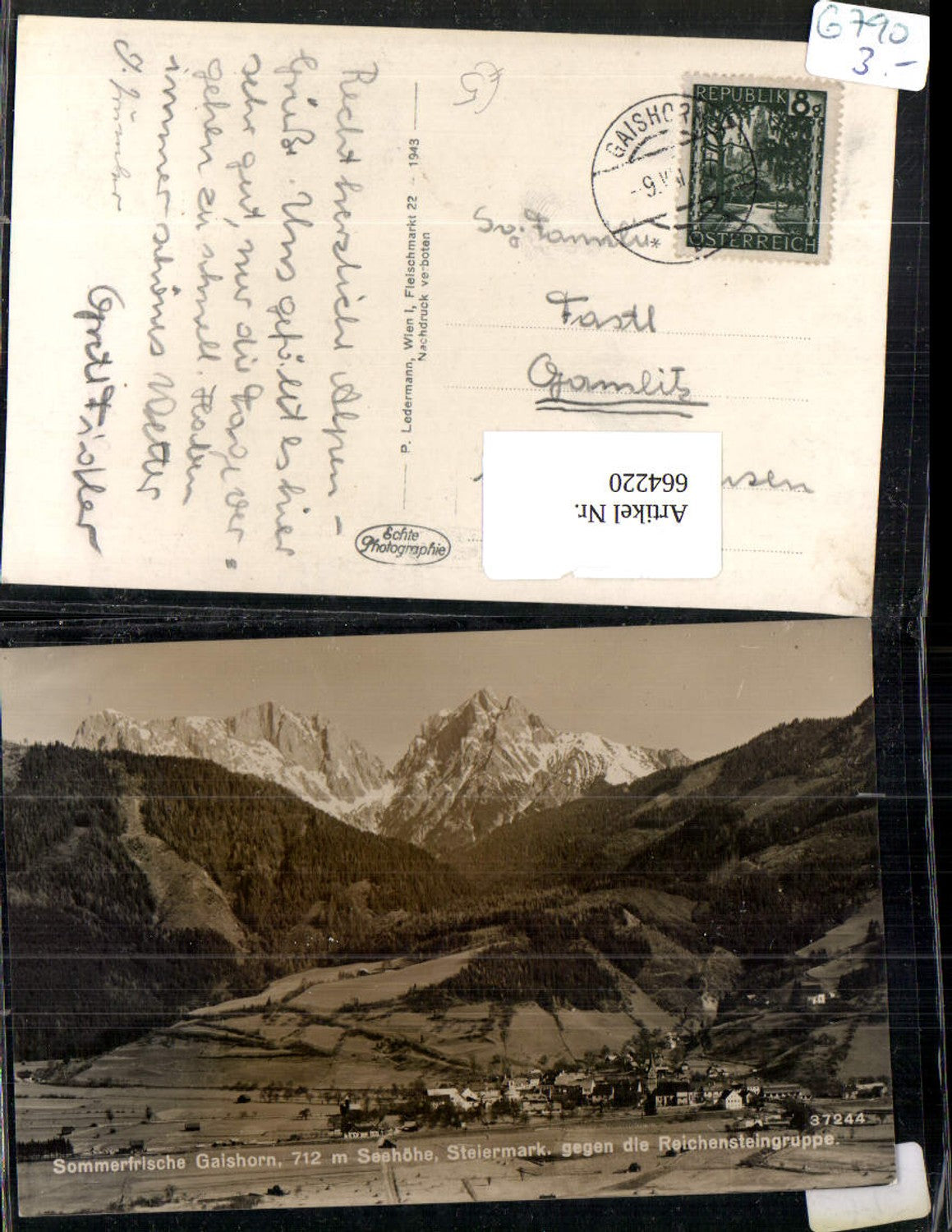 Alte Ansichtskarte – Old Postcard