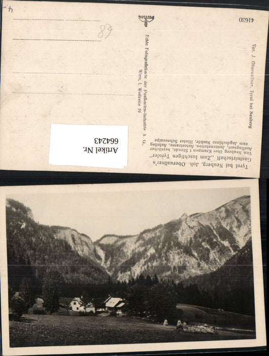 Alte Ansichtskarte – Old Postcard