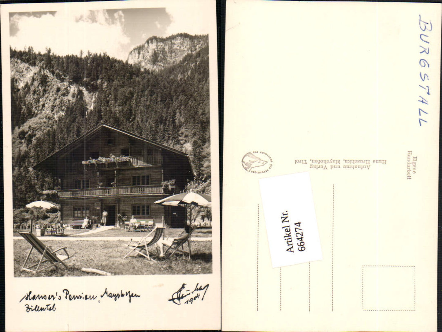 Alte Ansichtskarte – Old Postcard