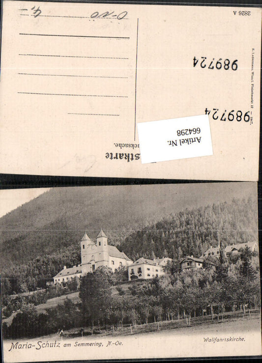 664298,Maria Schutz am Semmering pub Ledermann 2826 A