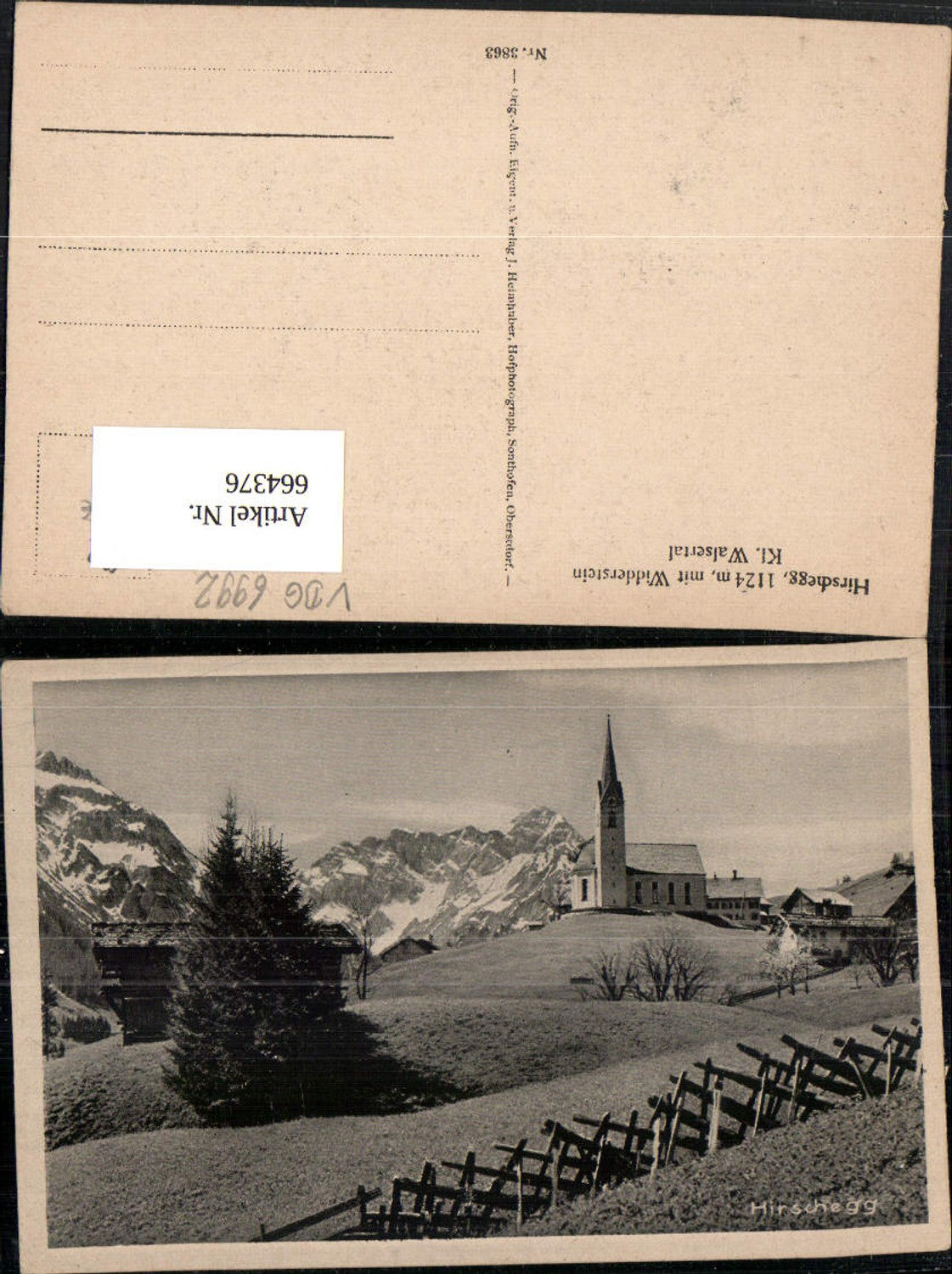 Alte Ansichtskarte – Old Postcard