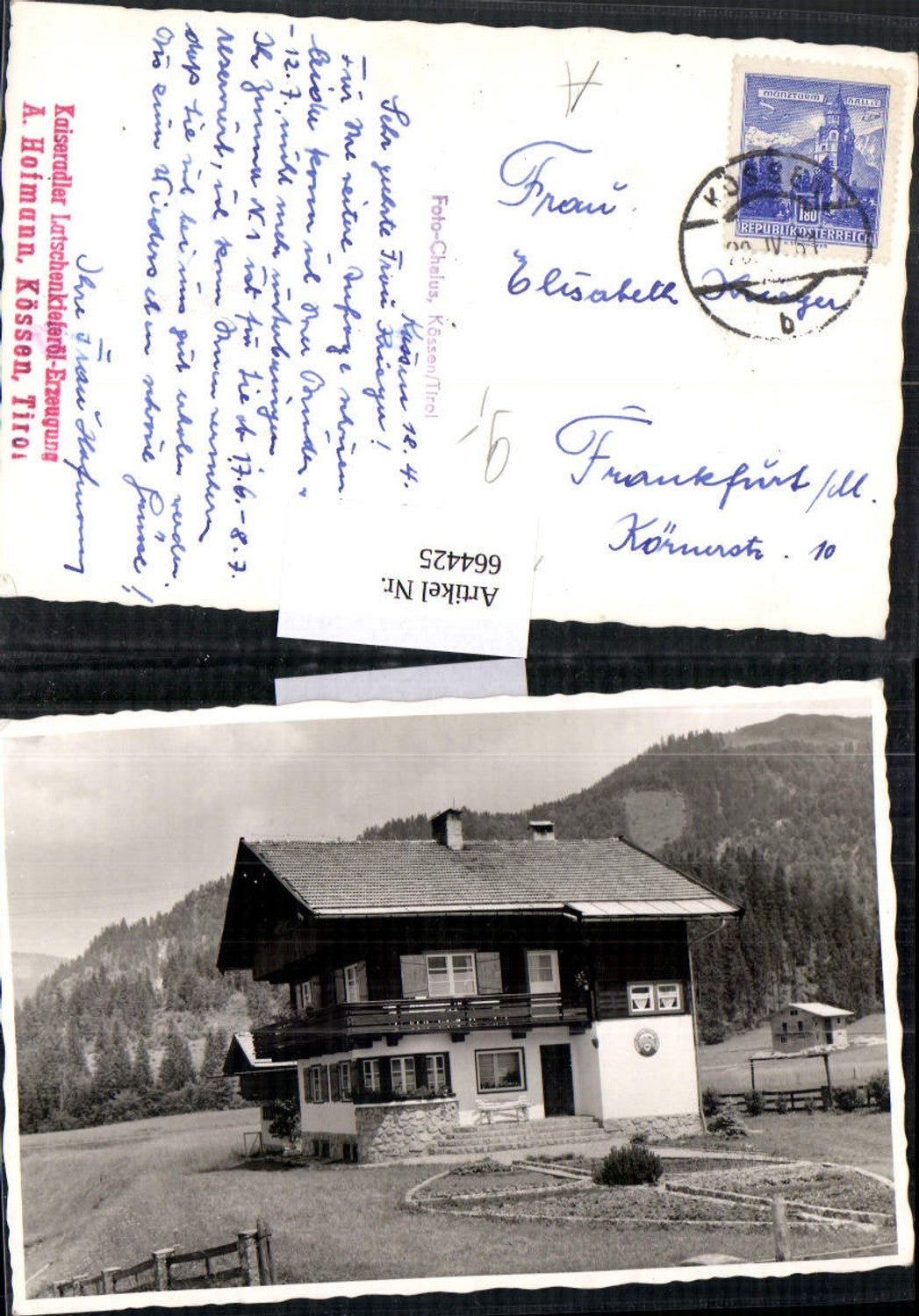 Alte Ansichtskarte – Old Postcard