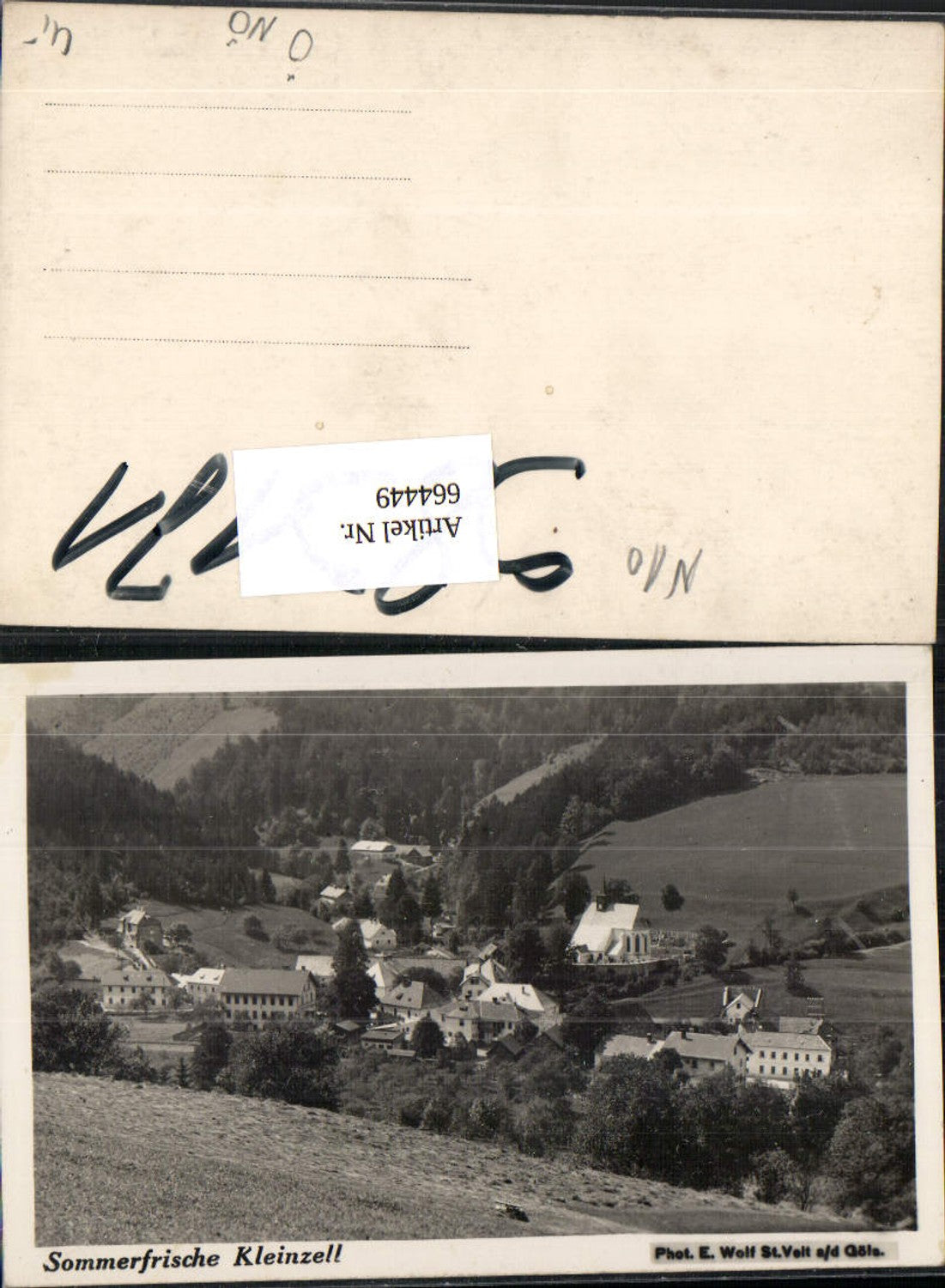 664449,Kleinzell bei Lilienfeld pub E. Wolf St. Veit an der Gölsen