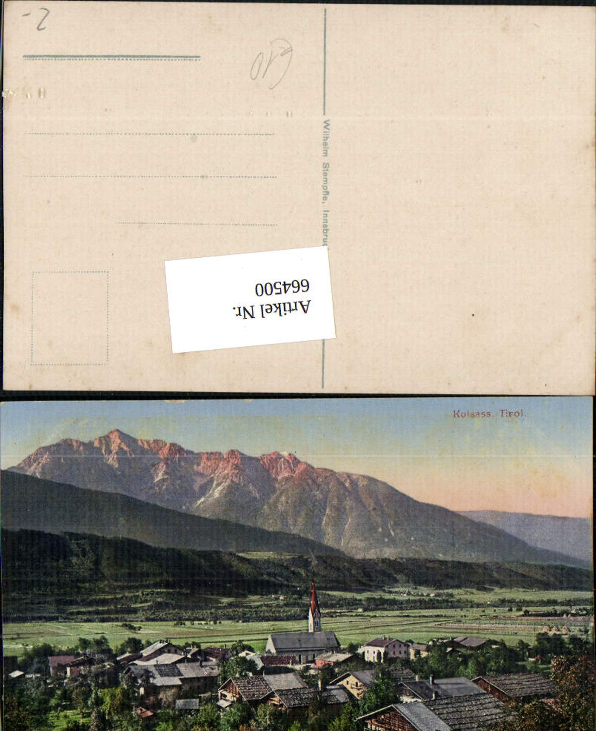 Alte Ansichtskarte – Old Postcard