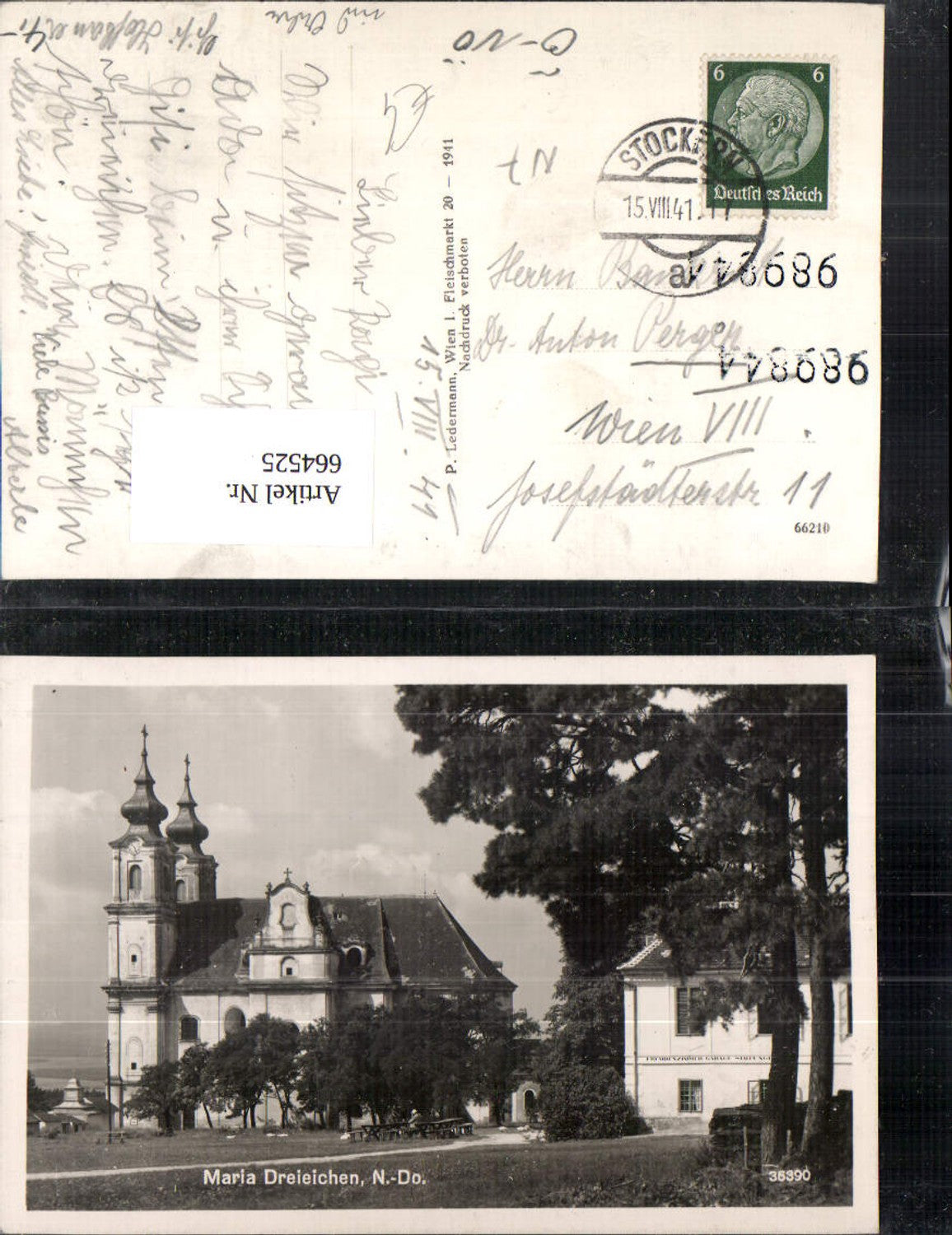 664525,Foto Ak Basilika Maria Dreieichen Rosenburg-Mold