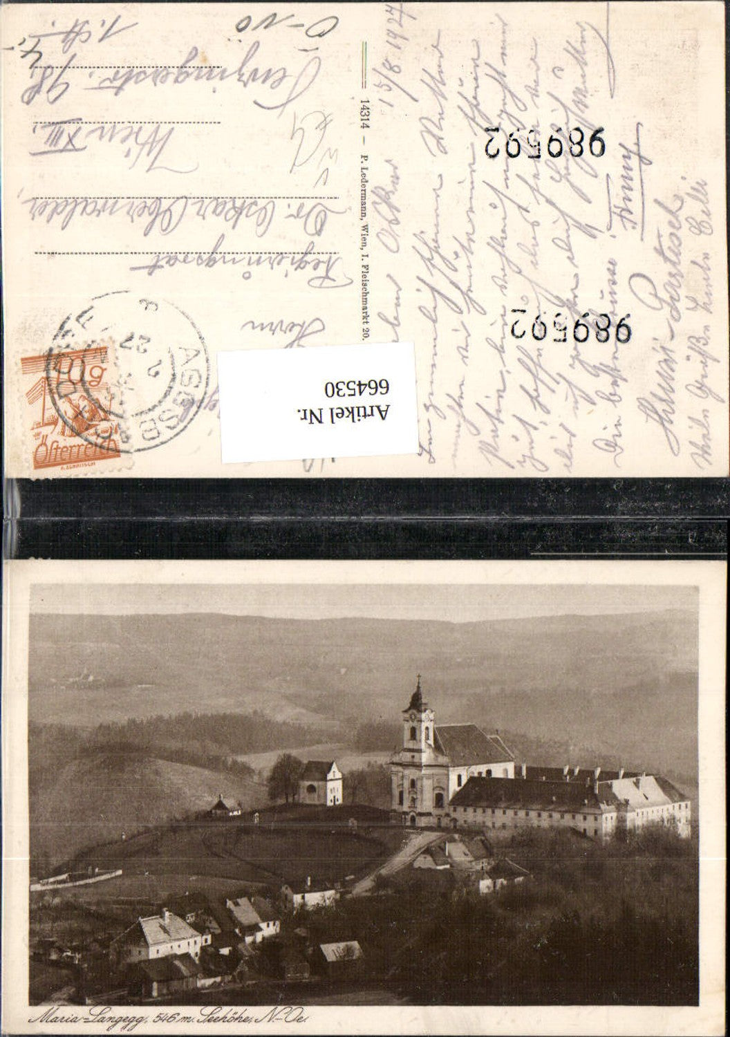 664530,Maria Langegg Bergern im Dunkelsteinerwald pub P. Ledermann