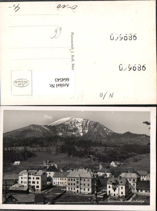 664543,Foto Ak Mitterbach am Erlaufsee Gemeindealpe