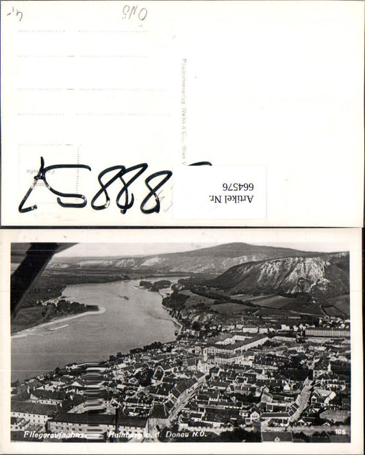 664576,Fliegeraufnahme Hainburg a. d. Donau