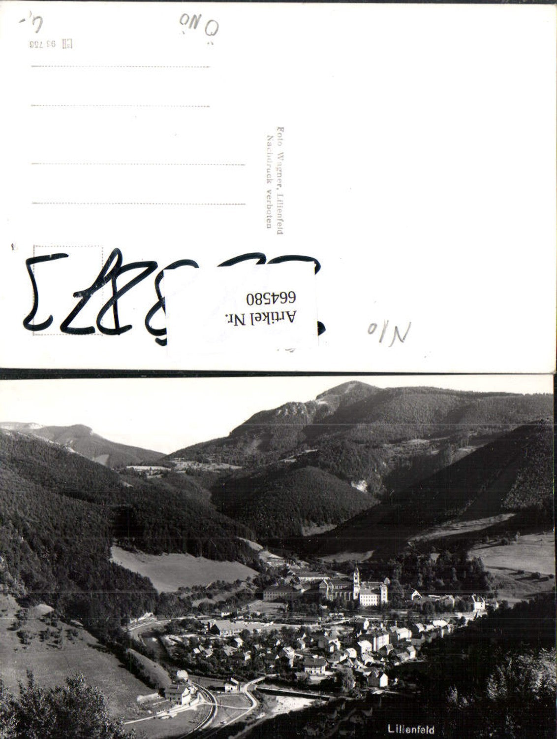 664580,Foto Ak Lilienfeld Ansicht