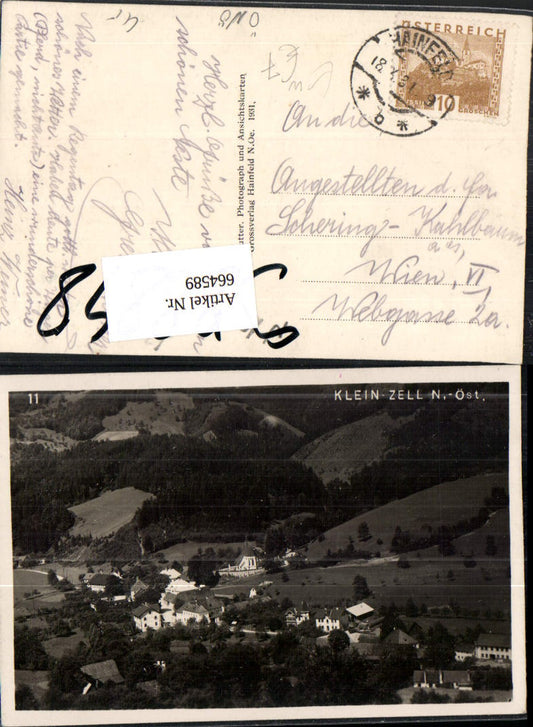 664589,Foto Ak Kleinzell Totale