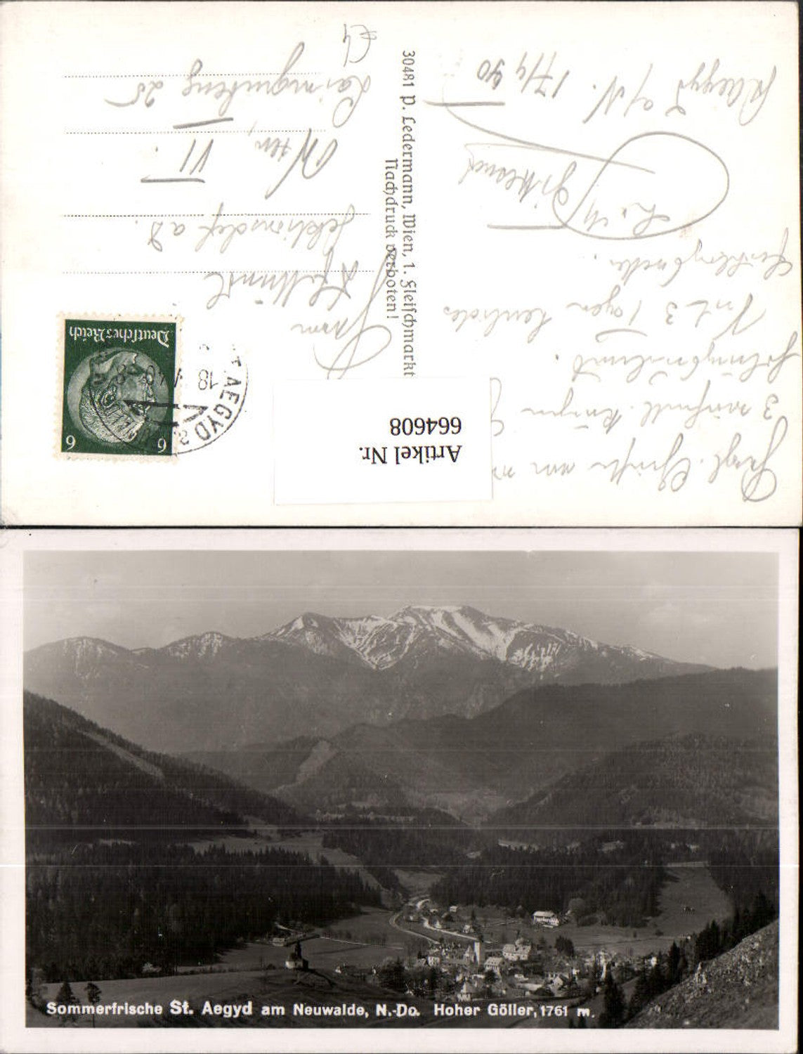 664608,St. Aegyd am Neuwalde mit Hoher Göller