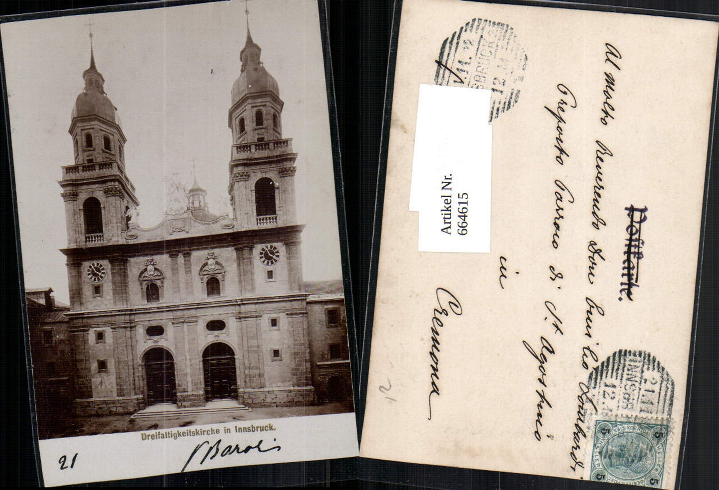 Alte Ansichtskarte – Old Postcard