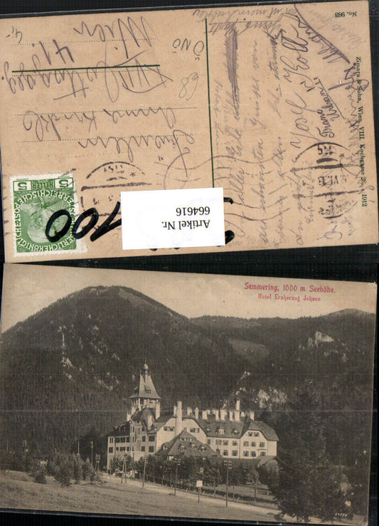 664616,Semmering Hotel Erzherzog Johann