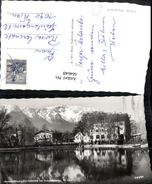 664648,Foto Ak Puchberg a. Schneeberg