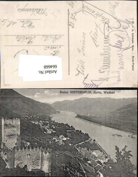 664668,Ruine Hinterhaus Spitz Wachau